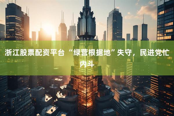 浙江股票配资平台 “绿营根据地”失守，民进党忙内斗